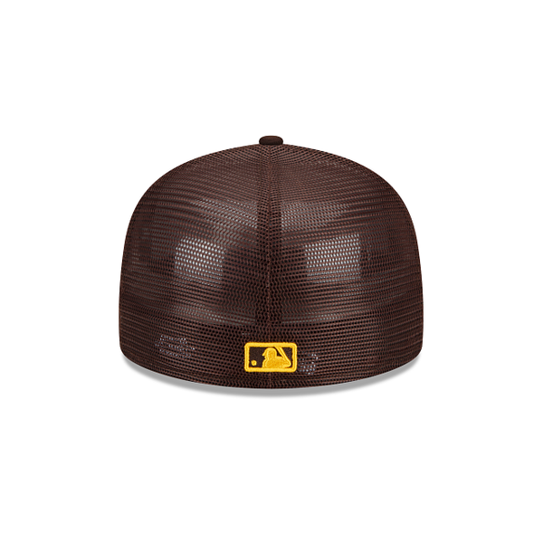 BP Padres New Era 59FIFTY Brown Trucker Hat