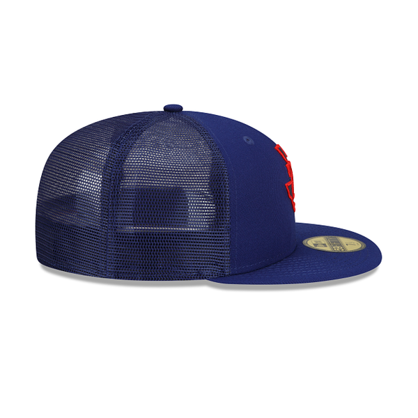 BP Rangers New Era 59FIFTY Blue Trucker Hat