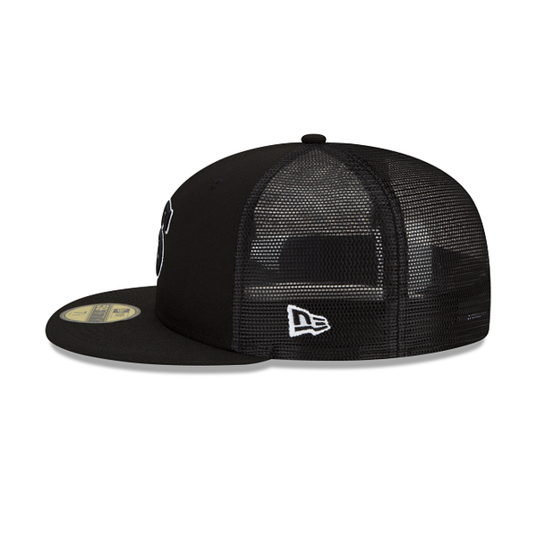 BP White Sox New Era 59FIFTY Black Trucker Hat