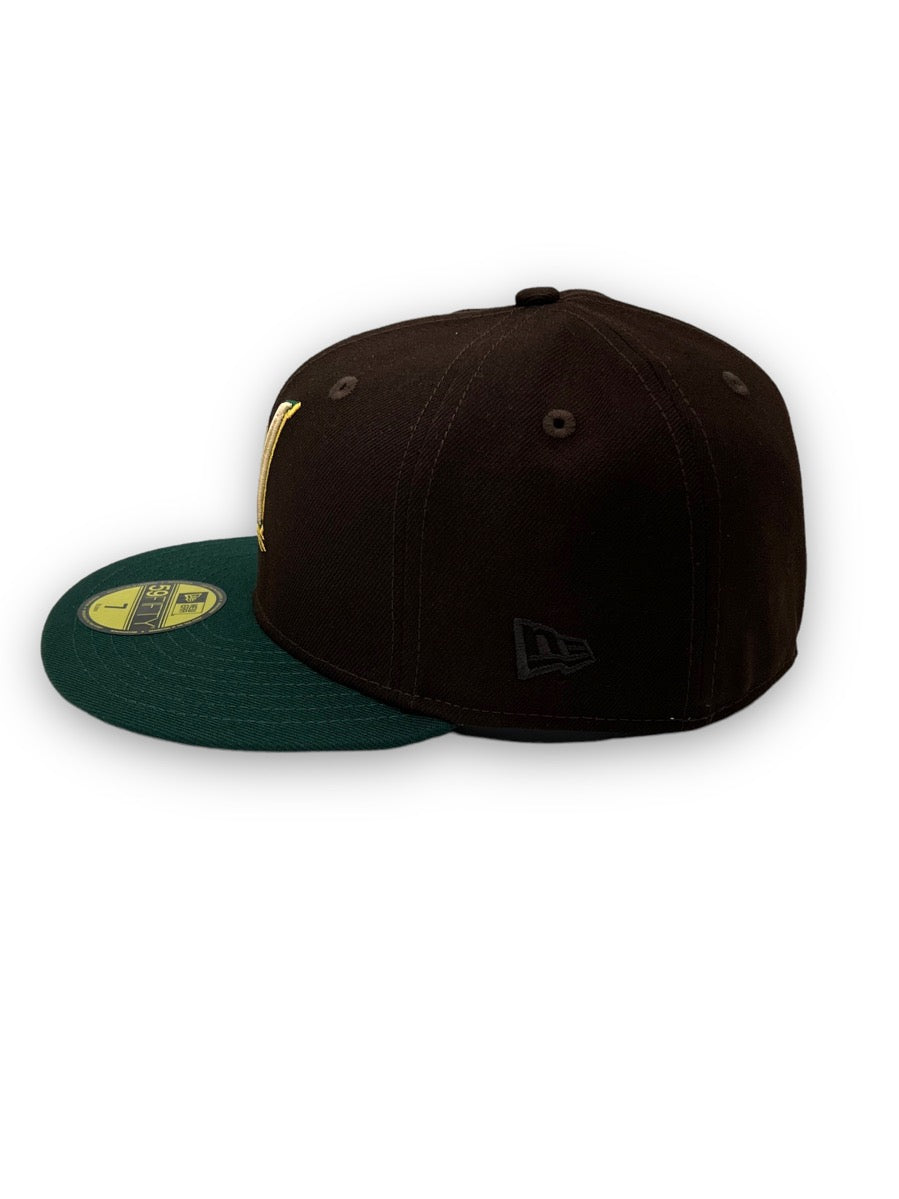 B&B Brewers New Era 59FIFTY Brown & Green Hat Khaki Bottom – USA CAP KING