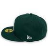 Basic Angels 59Fifty New Era Fitted Dark Green Hat