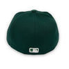 Basic Braves 59Fifty New Era Fitted Dark Green Hat