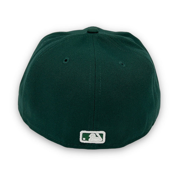 Basic Braves 59Fifty New Era Fitted Dark Green Hat