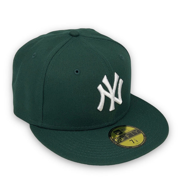 Basic Yankees 59Fifty New Era Fitted Dark Green Hat