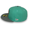 Bisons 25th Anni. 59FIFTY New Era Clear Mint & Grey Fitted Hat