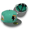 Bisons 25th Anni. 59FIFTY New Era Clear Mint & Grey Fitted Hat