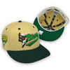 Bisons 59FIFTY New Era Vegas Gold & DK Green Fitted Hat Green Bottom