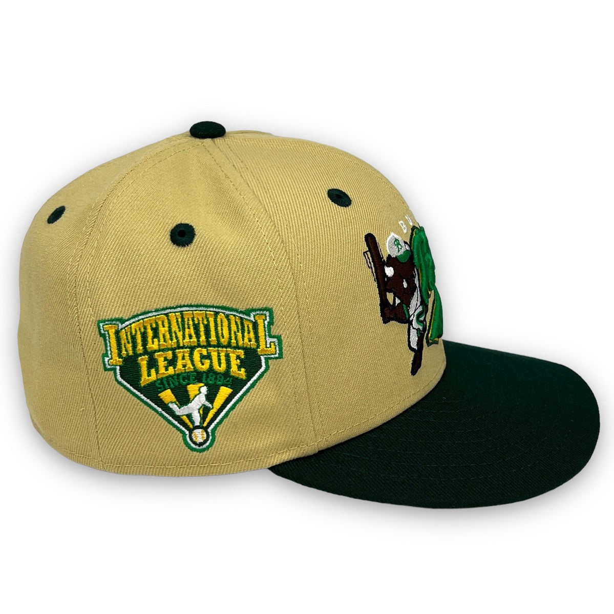 Bisons 59FIFTY New Era Vegas Gold & DK Green Fitted Hat Green Bottom – USA  CAP KING