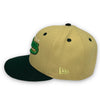 Bisons 59FIFTY New Era Vegas Gold & DK Green Fitted Hat Green Bottom