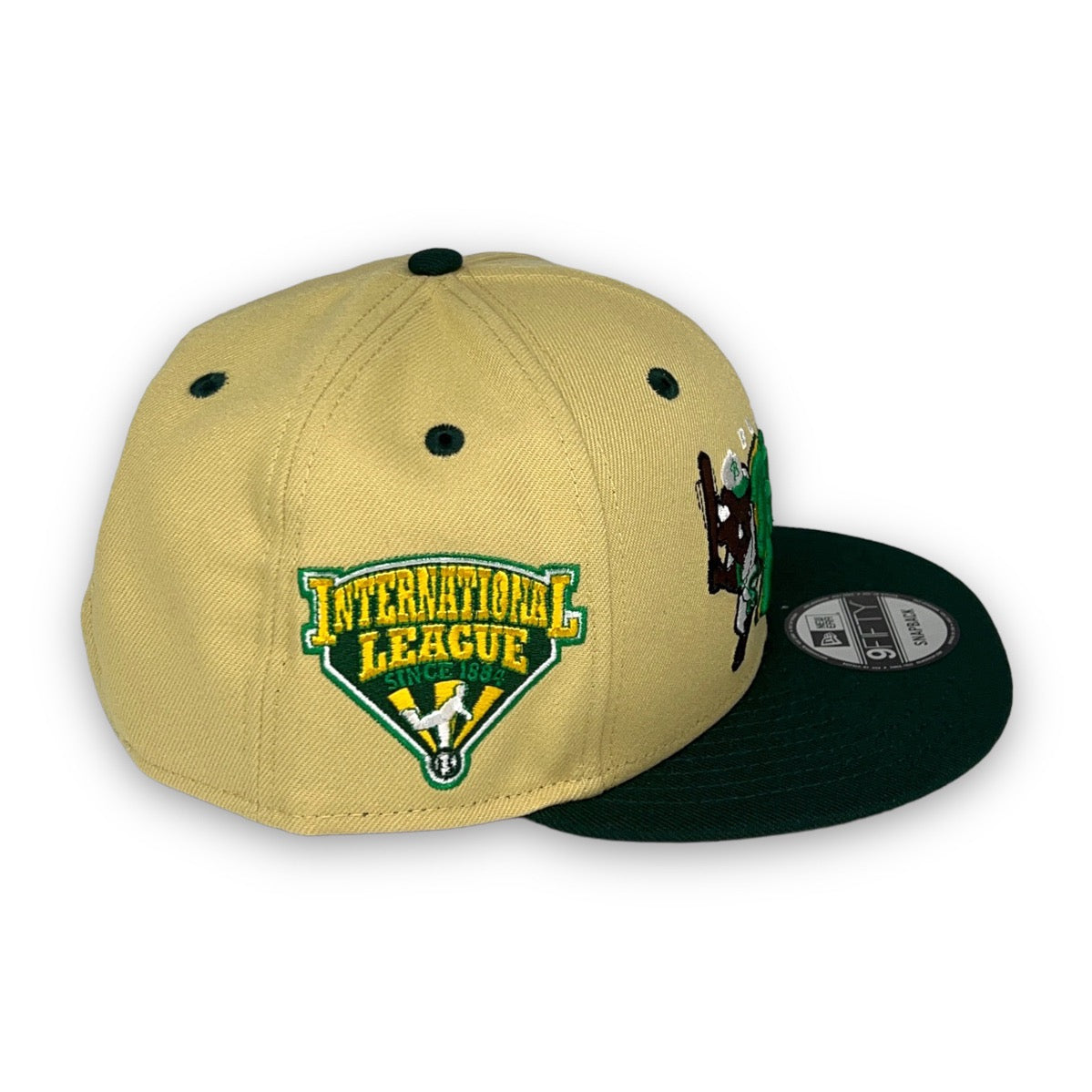 Bisons 59FIFTY New Era Vegas Gold & DK Green Fitted Hat Green Bottom – USA  CAP KING