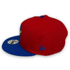 Blue Jays 20 Anni. 9FIFTY New Era Red & Blue Snapback Hat Blue Bottom
