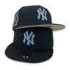 Boujee Flex Coll. Yankees New Era 59FIFTY Hat Tan Bottom