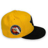 Bradenton Marauders 59FIFTY New Era Yellow & Black Cord Fitted Hat Snow Grey Bottom