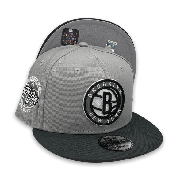 Brooklyn Nets Eastern Conf. 9FIFTY NBA Snapback Gray & Graphite B Hat