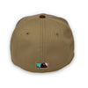 Calligraphy Pack Astros 59FIFTY New Era Camel & Brown Fitted Hat Mint Bottom