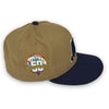 Calligraphy Pack Mets 59FIFTY New Era Khaki & Light Navy Fitted Hat Soft Yellow Bottom