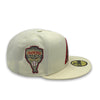 Canvas Coll. Diamondbacks 59FIFTY New Era Chrome Fitted Hat Chrome Bottom