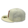 Canvas Coll. Diamondbacks 59FIFTY New Era Chrome Fitted Hat Chrome Bottom