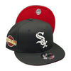 Chicago White Sox 2005 WS New Era Black Snapback Hat Red Bottom
