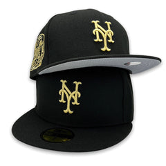 NEW ERA OX NEW YORK METS FITTED HAT (BLACK/GREEN/GOLD) – So