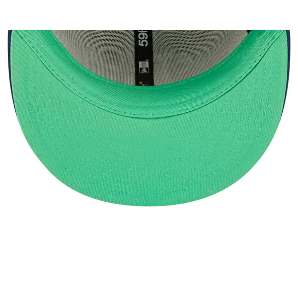 Citrus Pop Los Angeles Dodgers New Era 59FIFTY Blue Hat