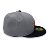 Cleveland Indians 2002 New Era 59FIFTY Gray & Navy Hat