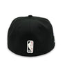 Color Guts Bulls New Era 59FIFTY Black Hat Pink Bottom
