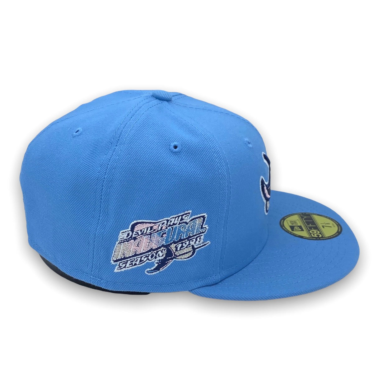 Cotton Candy Coll. Tampa Bay Rays 98 IS. New Era 59FIFTY Sky Blue Hat – USA  CAP KING
