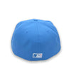 Cotton Candy Coll. Tampa Bay Rays 98 IS. New Era 59FIFTY Sky Blue Hat Pink Bottom