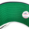Cubs 08 WS New Era 59FIFTY White & Navy Fitted Hat Green Bottom