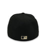 Dark Dune Coll. Braves New Era 59FIFTY Black Hat Khaki Bottom