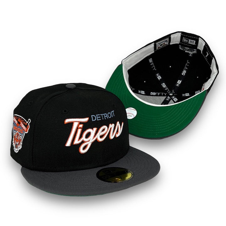 Detroit Tigers 2000 Stadium New Era 59FIFTY Black & Graphite Hat