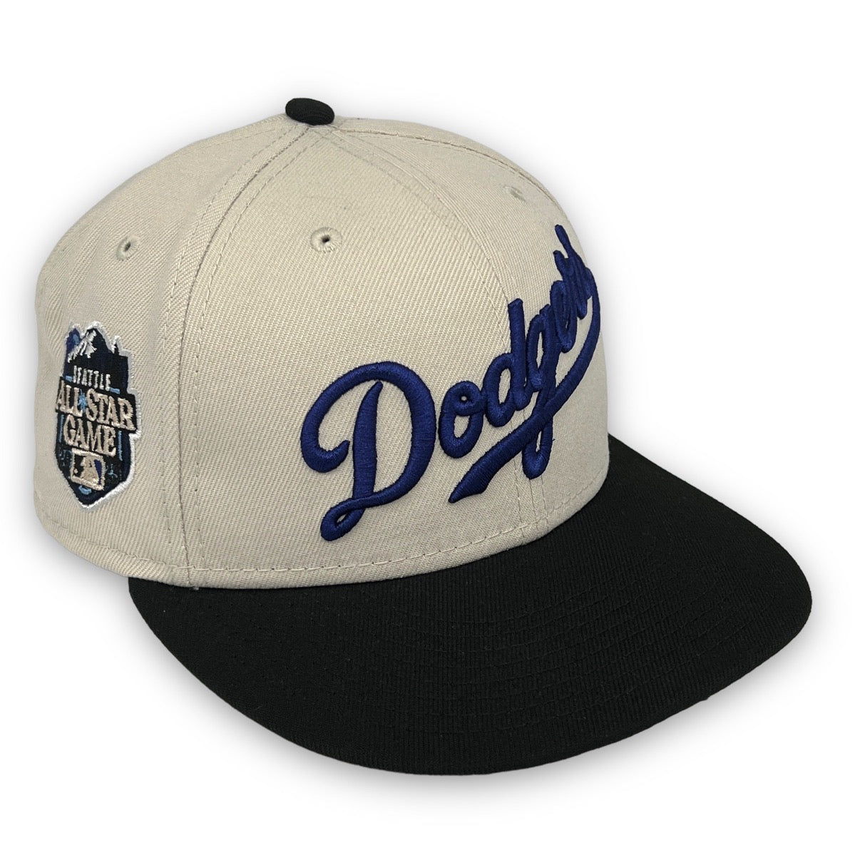 Dodgers 23 ASG New Era 59FIFTY Stone & Black Hat Blue Bottom USA CAP KING