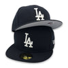 Dodgers Basic 59FIFTY New Era Navy Fitted Hat