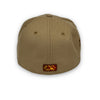 Durham Bulls New Era 59FIFTY Camel & brown Hat H Red Bottom