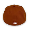 Essentials Mets 59FIFTY New Era Fitted Hat Rust Orange Hat
