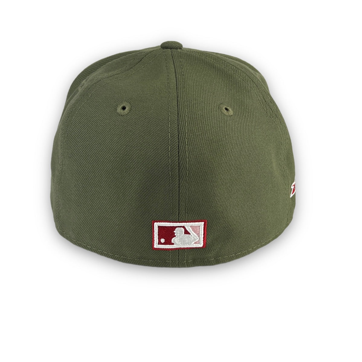 Astros 59FIFTY New Era Olive & Cardinal Fitted Hat Pink Bottom
