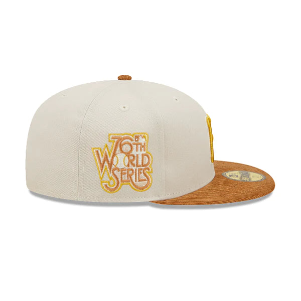 Fall Corduroy Pirates 76 WS New Era 59FIFTY Hat DK Green Bottom