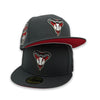 G-Fury Coll. Diamondbacks New Era 59FIFTY Graphite Hat Red Bottom