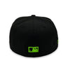 Green Shock  V.A. Chicago Cubs New Era 59FIFTY Hat Neon Green Bottom