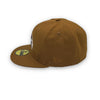 Guardians 2022 All Star Game New Era 59FIFTY Brown Hat Red UV