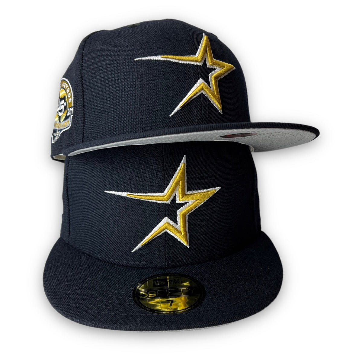 Houston Astros 45th Anni. New Era 59FIFTY Navy Hat Grey Bottom