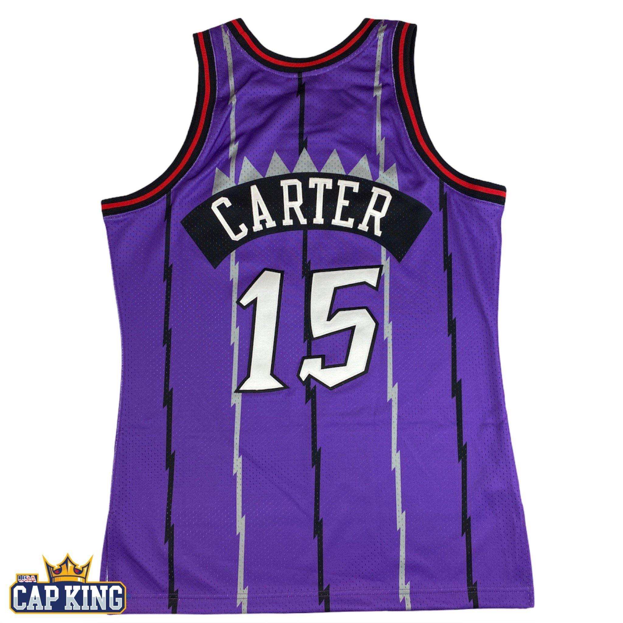 Toronto Raptors #15 Vince Carter 1998-99 NBA Mitchell & Ness Authentic Jersey - USA CAP KING
