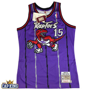 Toronto Raptors #15 Vince Carter 1998-99 NBA Mitchell & Ness Authentic Jersey - USA CAP KING