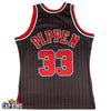 Chicago Bulls #33 Pippen 1997-98 NBA Mitchell & Ness Black Authentic Jersey - USA CAP KING