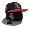 Infrared Slay Coll. White Sox New Era 59FIFTY Hat Lava Red Bottom