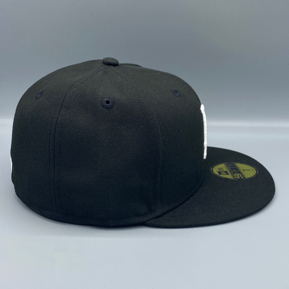 Los Angeles Dodgers Basic New Era Flag 59FIFTY Black Fitted Hat