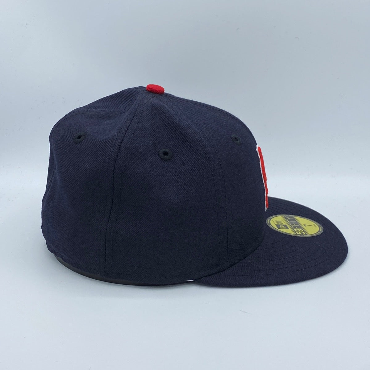 Cardinals COOPERSTOWN SKYLINE Navy Fitted Hat by American Needle