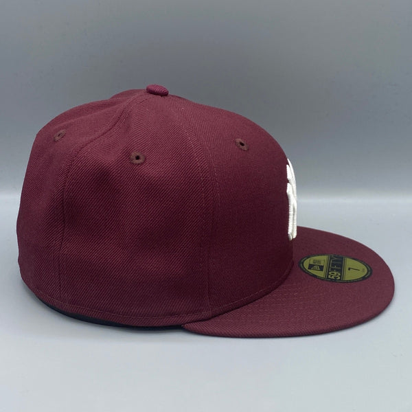 New York Yankees Basic 59FIFTY New Era Burgundy Hat