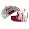 UNLV Rebels Retro Pinstripe NCAA Mitchell&Ness White & Red Snapback Hat